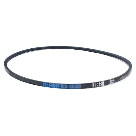 D&D B62/5L650 Classical V-Belt, 65 in Outside Length, 21/32 in Top Width, 1 Ribs B62/5L650